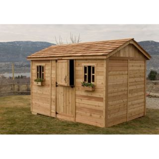 Outdoor Living Today Cabana 12ft. W x 8ft. D Wood Garden Shed