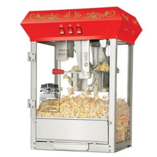 Great Northern Popcorn Red Countertop Foundation Popcorn Popper Machine, 8 Ounce