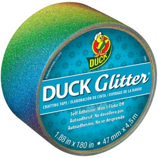 Glitter Duck Tape 1.88inX15yd Rainbow Ombre Sparkle