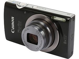 Canon PowerShot ELPH 160 White 20.0 MP 8X Optical Zoom 28mm Wide Angle Digital Camera