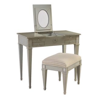 Aubin Vanity Set with Mirror and Stool by French Heritage