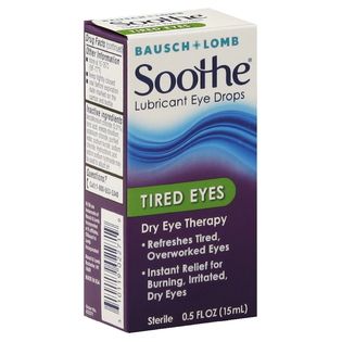 Bausch & Lomb Soothe Eye Drops, Lubricant, Hydration, 0.5 fl oz (15 ml