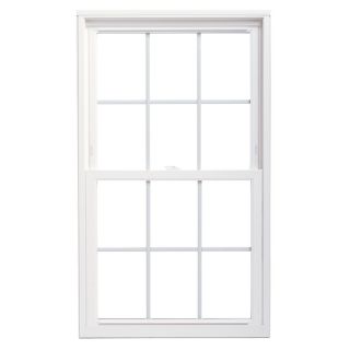 ThermaStar by Pella Vinyl Double Pane Annealed Replacement Double Hung Window (Rough Opening 36 in x 38 in Actual 35.5 in x 37.5 in)