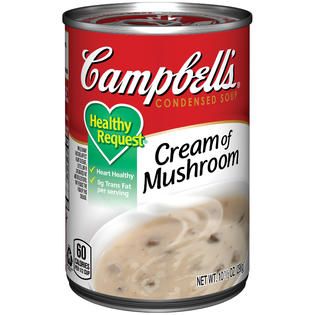 Campbells Cream of Mushroom Condensed Soup 10.75 OZ PULL TOP CAN