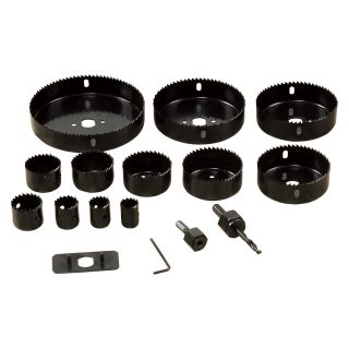 Wel-Bilt Hole Saw Set — 16-Pc., 3/4in. Dia. to 5in. Dia.