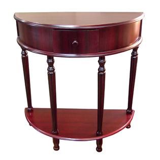 Ore 28H Crescent Living Room End Table   Cherry   Home   Furniture