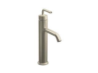 KOHLER K 14404 4A BN Purist Tall Single control Lavatory Faucet With Straight Lever Handle Brushed Nickel  Bathroom Faucet