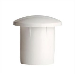 DeckoRail 1 in. White Handrail Rail End Cap 125889