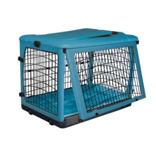 Pet Gear 27 in. x 18.25 in. x 21.75 in. The Other Door Steel Crate with Plush Pad PG5927BOB