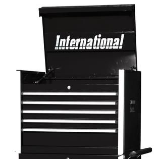 International Pro Tool Chest Black Get Organized With 