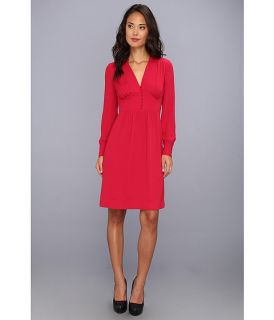 bcbgmaxazria fabiana long sleeve dress sangria