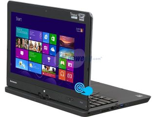 Open Box Lenovo ThinkPad Twist S230u Intel Core i5 4GB 500GB HDD+24GB SSD 12.5" Touchscreen Convertible Ultrabook Black (33474HU)