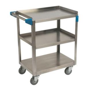 Carlisle 21 in. x 33 in. 700 lb. Capacity 2 Shelf Stainless Steel Utility Cart UC7032133