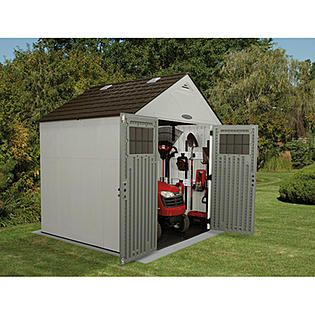 Craftsman  8 x 7 Resin Storage Building, 378 cu. ft.   Exclusive