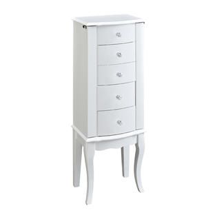 Powell White Jewelry Armoire   Home   Furniture   Accent Furniture