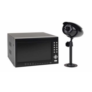 First Alert 4 channel DVR Security System with 7 inch Monitor and 4