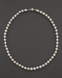 LAGOS Sterling Silver Luna Pearl Necklace, 18"