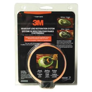 3M 39008 Headlight Lens Restoration Kit,Retail