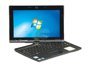 ASUS Eee PC Intel Atom 1GB DDR2 Memory 160GB HDD 10.1" Tablet PC Windows 7 Professional 32 bit T101MT BU17 BK