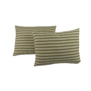 Gardening Stripe Throw Pillows (Set of 2)