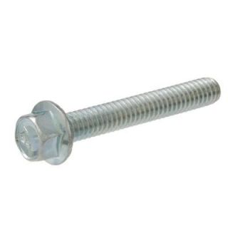 Everbilt 3/8 in. x 16 in. x 1 in. Zinc Plated Serrated Flange Bolt 804128