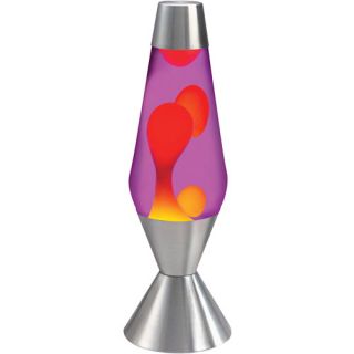 Lava Lite Premier Lava Lamp, Yellow/Purple