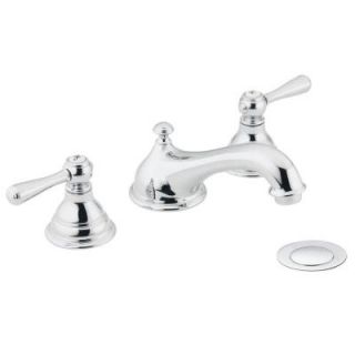 MOEN Kingsley 8 in. Widespread 2 Handle Bathroom Faucet Trim Kit in Chrome (Valve Sold Separately) T6105