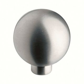 Siro Designs Stainless Steel Fine Brushed Stainless Steel Round Cabinet Knob
