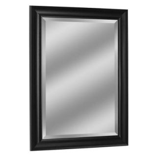 Deco Mirror 34 1/2 in. x 28 1/2 in. Contemporary Wall Mirror in Black 6243