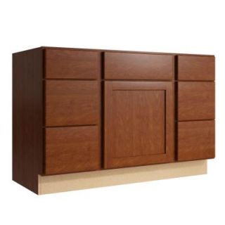 Cardell Pallini 48 in. W x 31 in. H Vanity Cabinet Only in Nutmeg VCD482131.6.AE0M7.C53M