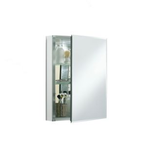 KOHLER 20 in x 26 in Rectangle Recessed Aluminum Medicine Cabinet