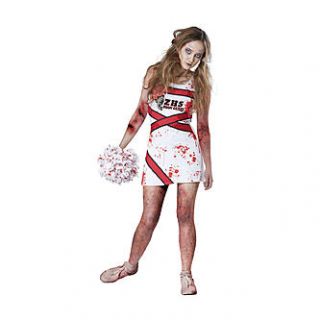 Totally Ghoul Teen Zombie Cheerleader Halloween Costume   Seasonal