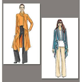 Vogue Pattern Misses' Jacket and Pants, ZZ (L, XL, XXL)