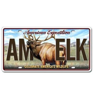 American Expedition Elk License Plate LCNS 104