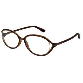 Tom Ford Readers Womens TF5186 Oval Havana Reading Glasses