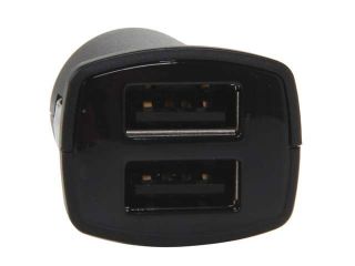 Aluratek AUCC03F Black Dual USB Auto Charger