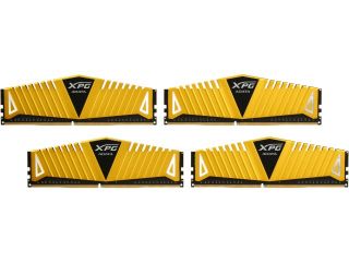 ADATA 16GB (4 x 4GB) 288 Pin DDR4 SDRAM DDR4 3333 (PC4 26600) Desktop Memory   Gold Edition Model AX4U3333W4G16 QGZ