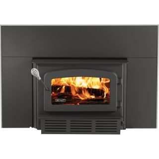 Drolet High-Efficiency Escape Fireplace Wood Insert — 60,000 BTU, EPA-Certified, Model# DB03122