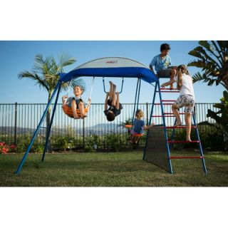 Challenge 100 Metal Swing Set with Ladder Climber and UV Protective