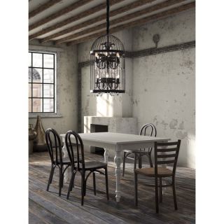 INSPIRE Q Nelson Industrial Modern Rustic Cross Back Dining Chair (Set