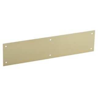 Schlage 3 1/2 in. x 15 in. Bright Brass Push Plate SC8200PA3