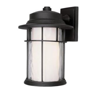 Bel Air Lighting Stewart 1 Light Black Outdoor Incandescent Wall Lantern 5291 BK