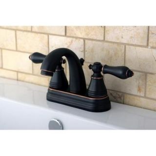 English Classic Two tone Oil Rubbed Bronze Bathroom Faucet Solid Handles