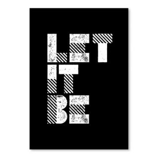 Motivated Let It Be Textual Art by Americanflat