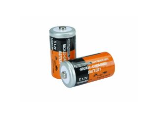 2 Piece C NiCd Rechargeable Batteries  from TNM