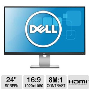 DELL S2415H 24 LCD Monitor   1920x1080, LED Backlight, 169, Speakers, HDMI, VGA   3R3XN