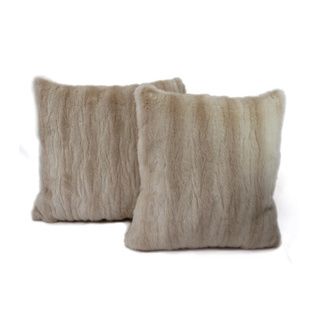 Austin Horn Classics Roubaix Luxury Fur Decorative Pillows (Set of 2)