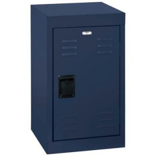 Sandusky 24 in. H Single Tier Welded Steel Storage Locker in Navy Blue LF1B151524 A6