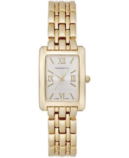 Charter Club Womens Gold Tone Stainless Steel Bracelet Watch 22mm