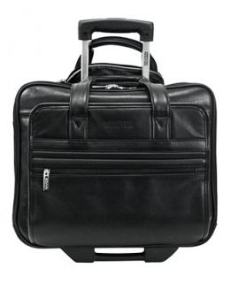 Kenneth Cole Reaction Manhattan Leather Rolling Laptop Tote